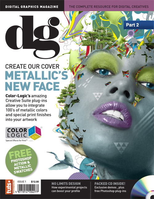 Use Color-Logic Plug-ins to Create a Metallic Magazine Cover – Vector Premium Tutorial – Part 2 - Mark Mayers