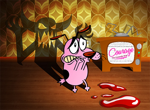 Create Courage, The Cowardly Dog in Illustrator - Marcos Torres