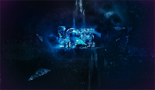 Create Chilling Ice Text Effect in Photoshop - psdvault.com