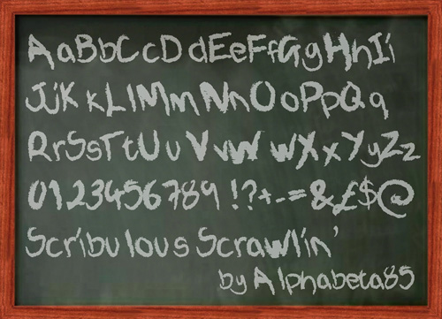 Scribulous Scrawlin' - alphabeta85