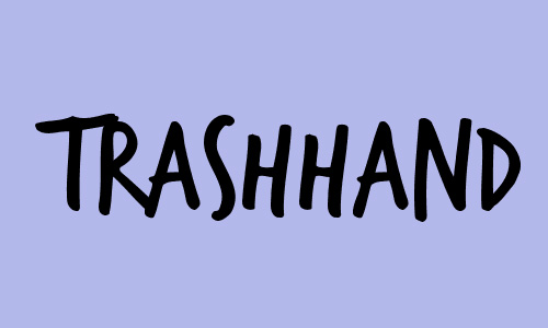 TrashHand by Luce Avérous via dafont.com
