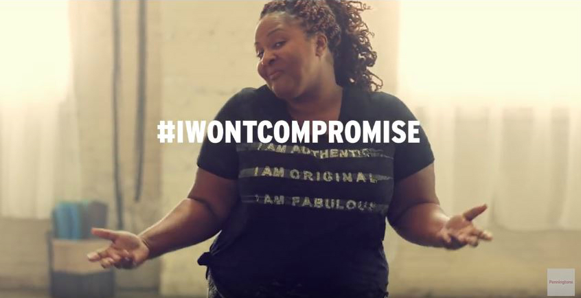Who says plus size women can't? #iwontcompromise