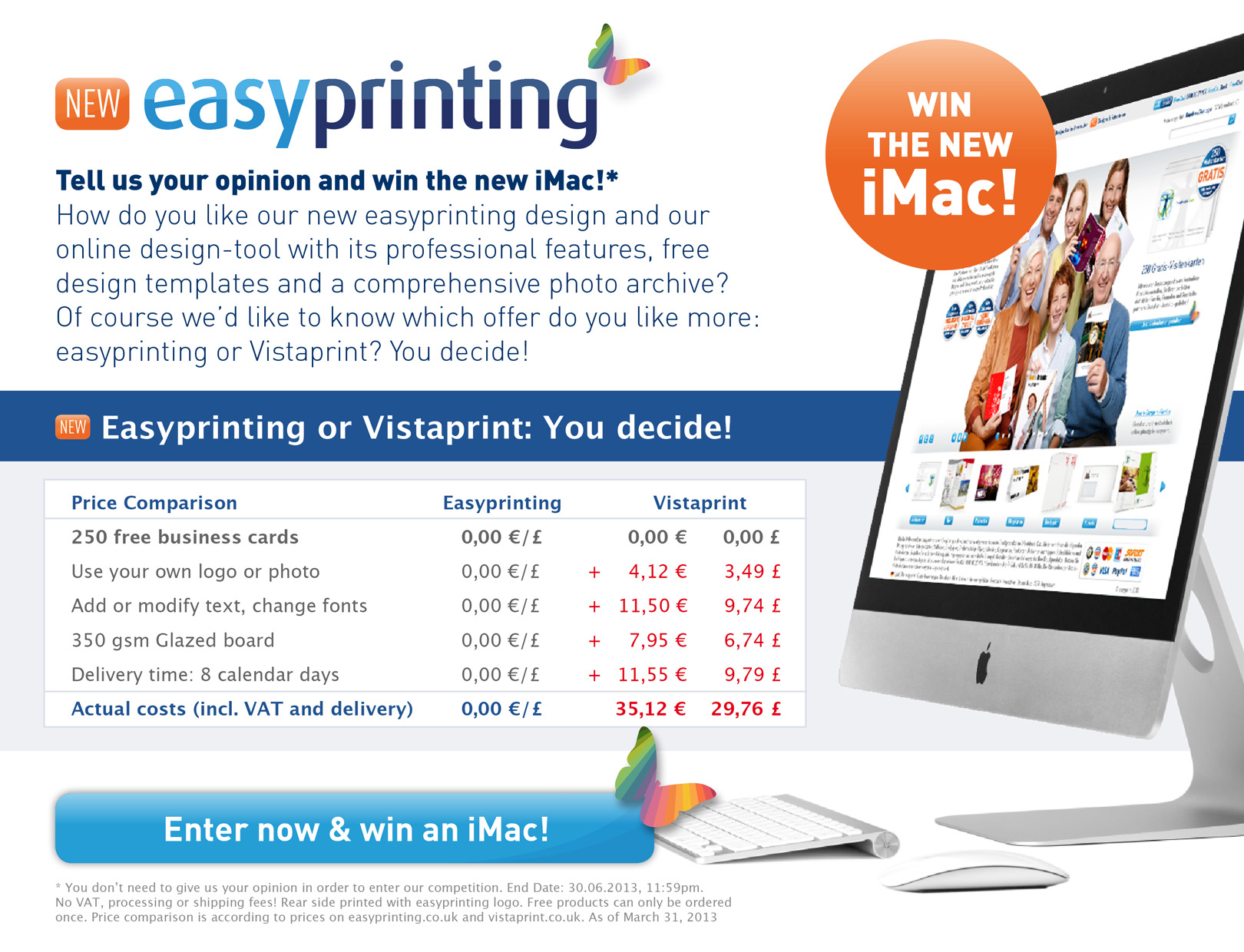 Facebook competition easyprint