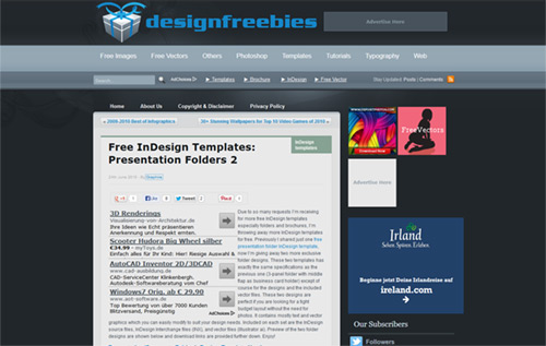 Free InDesign Templates: Presentation Folders 2 - Mel Torres, a.k.a. Graphire