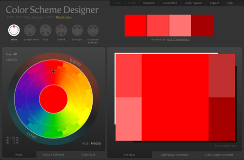 Color Scheme Designer 