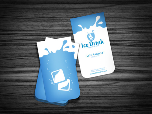 Ice Drink - Business Card - muriloVM
