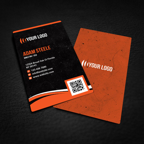Free Rounded Corner Business Card Design - thearslan