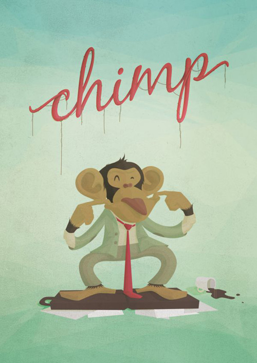 Chimp - Red Ape - pikique