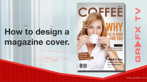 Make your own magazine cover in Photoshop - Mak