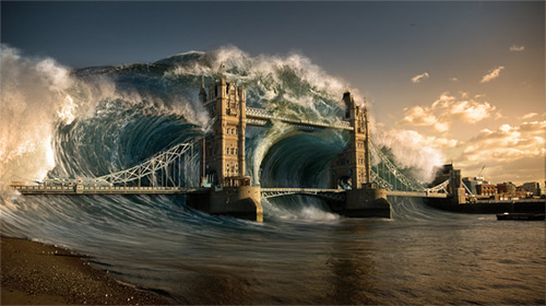 Create a Devastating Tidal Wave in Photoshop - Ed Lopez
