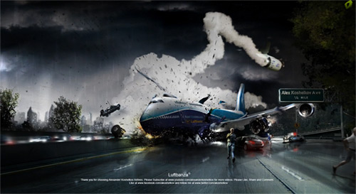 Luftbanza Airlines ( #Photoshop ) - Alex Koshelkov