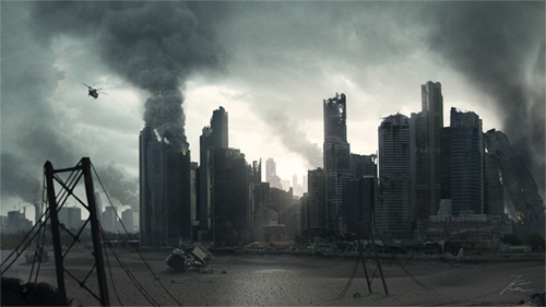 Apocalyptic City Scape - Jorik Dozy