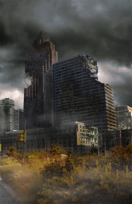 Matte Painting: Create A Distressed Surreal Cityscape - Santhosh