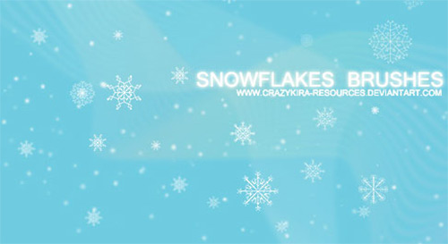 Snowflakes Brushes - webneel.com