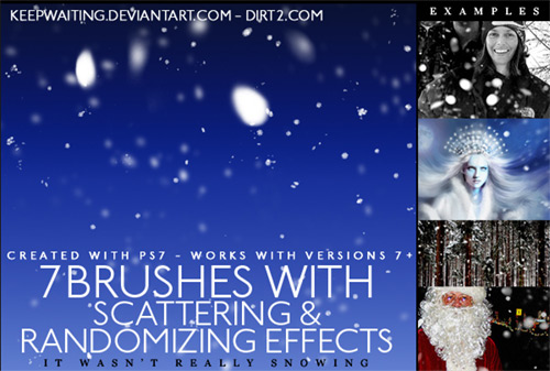 SNOW PS7 Brushes and IMG Pack - KeepWaiting
