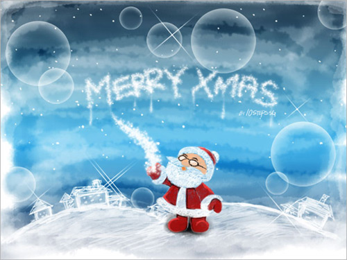 Make a Sketchy Wallpaper for this Christmas - 10steps.sg