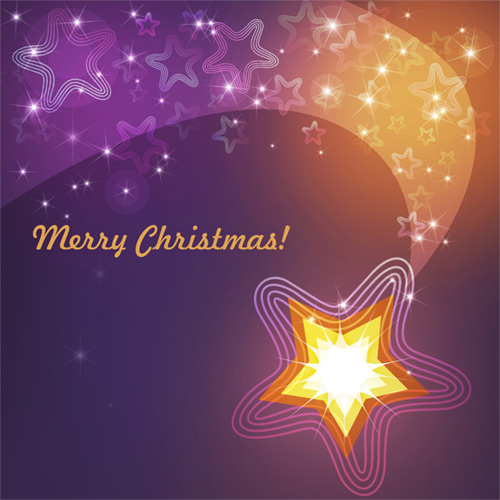 How to create Festive Christmas card with Shining Decorative Star in Photoshop CS5 - adobetutorialz.com