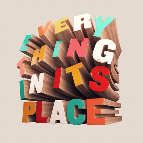 How to Create Colorful Wooden 3D Text - David McLeod