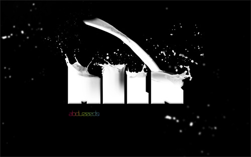 Awesome Milk Typography Effect in Photoshop - Abduzeedo