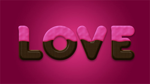 Chocolate Text Effect in Photoshop for Valentine’s Day - Howard Pinsky
