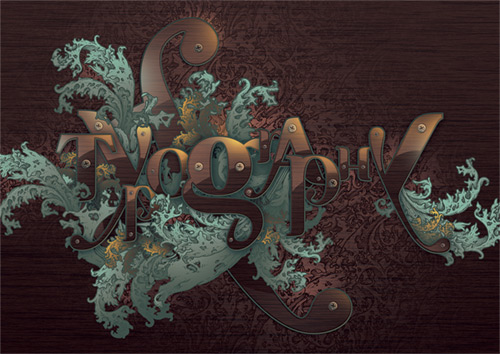 How to Create a Richly Ornate Typographic Illustration - Alex Beltechi