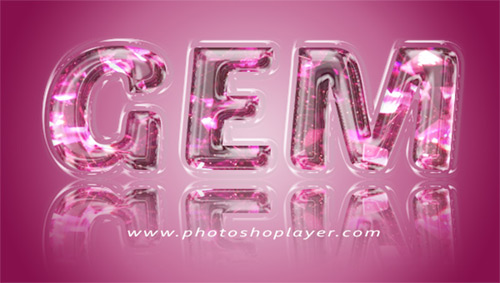 Creating a Glossy Gem Text Effect in Photoshop - Roofi Sardar