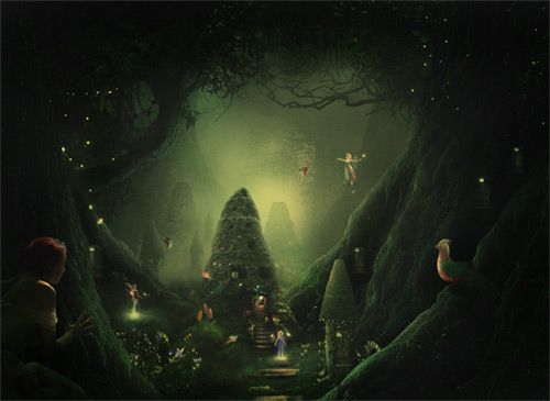 How to Create a Night Jungle Scenery in Photoshop - Dek Wid