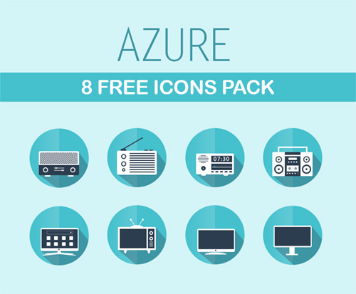8 Free Icons – Azure Pack - psddicted.com