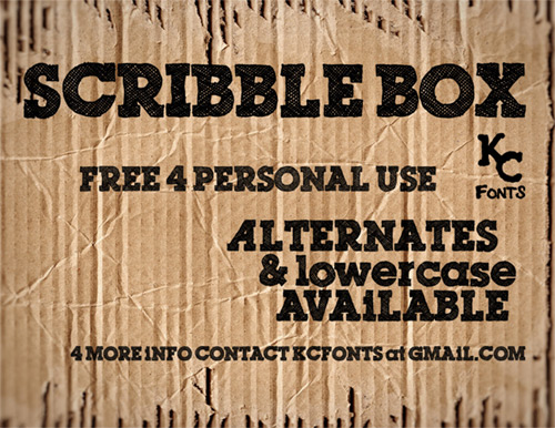 Scribble Box - KC Fonts