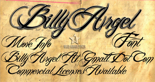 Billy Argel Font - Billy Argel