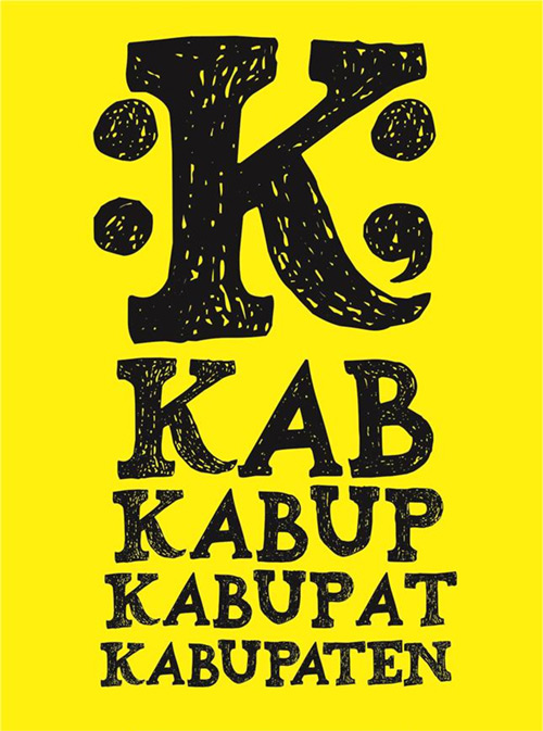 Kabupaten font - Gunarta