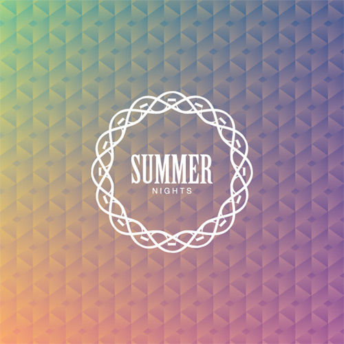 Summer Nights Vector Graphic - dryicons.com
