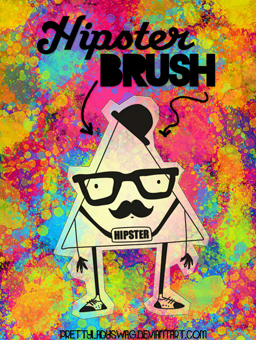 Hipster Brush - PrettyLadySwag via deviantart.com